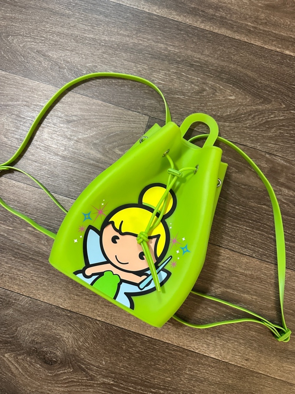 Bright Lime Tink Drawstring Jelly Bag